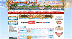 Desktop Screenshot of cornerstonecoupons.com